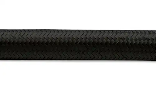 Vibrant -10 AN Black Nylon Braided Flex Hose 11980
