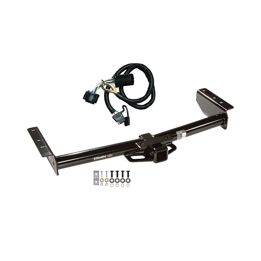 2003-2006 Chevrolet Suburban 1500 w/Amber Turn Signals Draw-tite Class 4 Trailer Hitch, 2 Inch Square Receiver Bundle w/ Plug-n-Play T-One Wiring Harness 75725