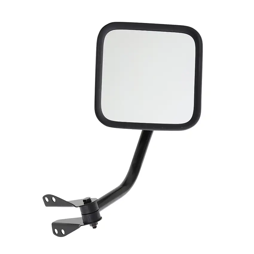 SmittyBilt CJ Style Side Mirrors In Black For 1955-86 Jeep CJ Series 7617