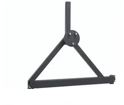 SmittyBilt Classic Rock Crawler Rear Tire Carrier Only In Black Textured For 1987-06 Jeep Wrangler YJ & TJ Models 76651-02