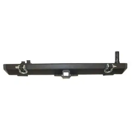 SmittyBilt Classic Rock Crawler Rear Bumper With D-Rings In Black Textured For 1987-06 Jeep Wrangler YJ & TJ Models 76651D-01