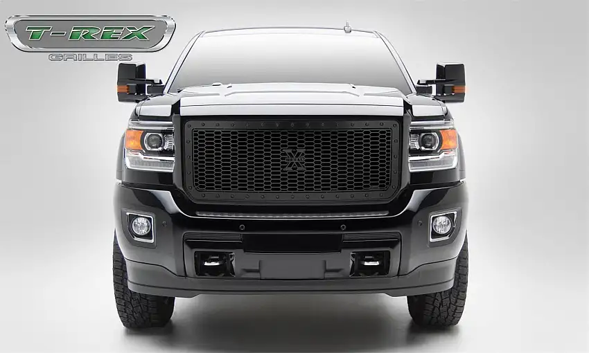 T-Rex Grilles 7712111-BR Stealth Laser X Grille, Black, Mild Steel, 1 Pc, Insert