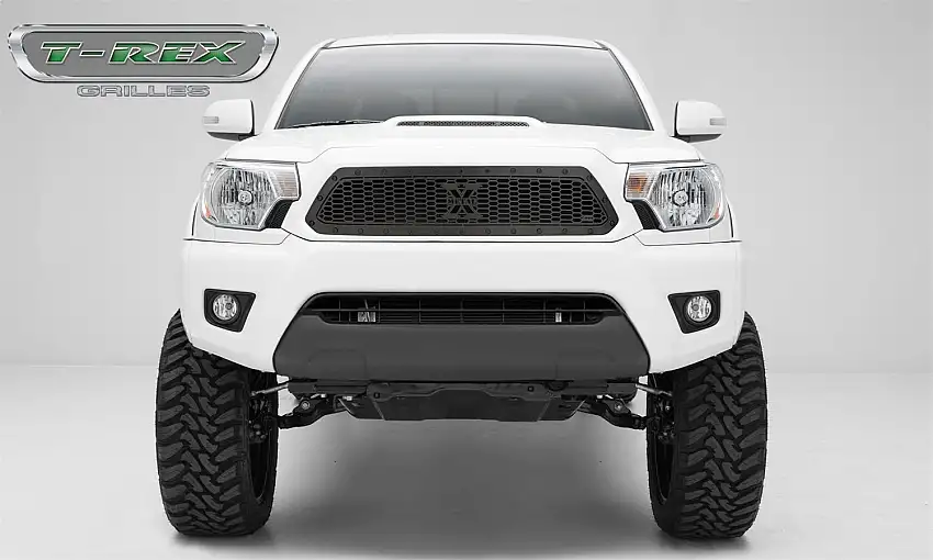 T-Rex Grilles 7719381-BR Stealth Laser X Grille, Black, Mild Steel, 1 Pc, Insert