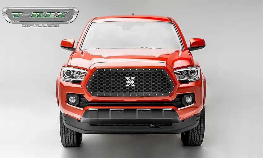 T-Rex Grilles 7719411 Laser X Grille, Black, Mild Steel, 1 Pc, Insert