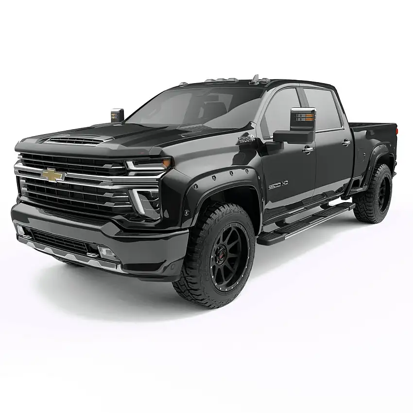 EGR 791884-GBA EGR 791884-GBA-Color Infused Bolt On Fender Flares for 20-25 Silverado HD