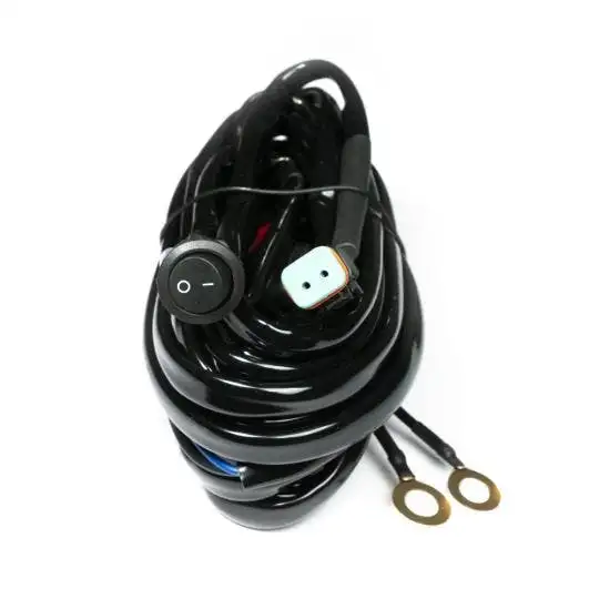 Southern Truck 79904 Light Bar Harness, Rocker Flip-Switch, Single Dt Connector