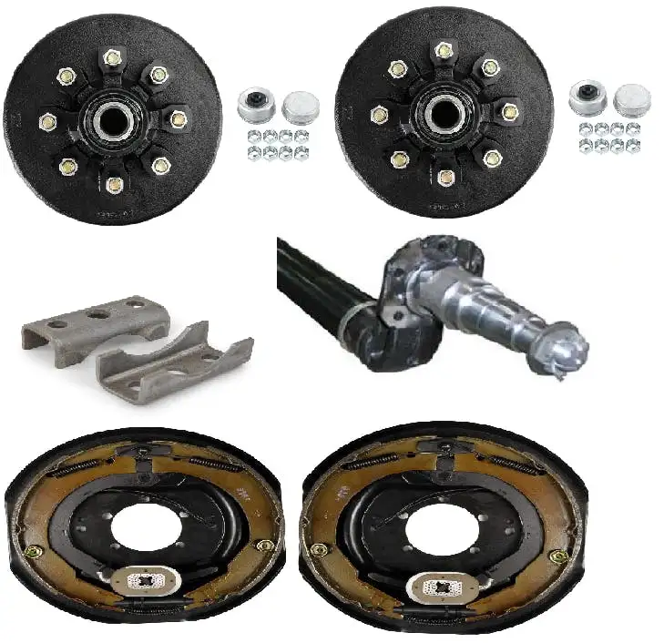 Lippert Components DR70BR-73-57-US-BDA-865-EZL 7K 4in Drop Electric Brake Axle