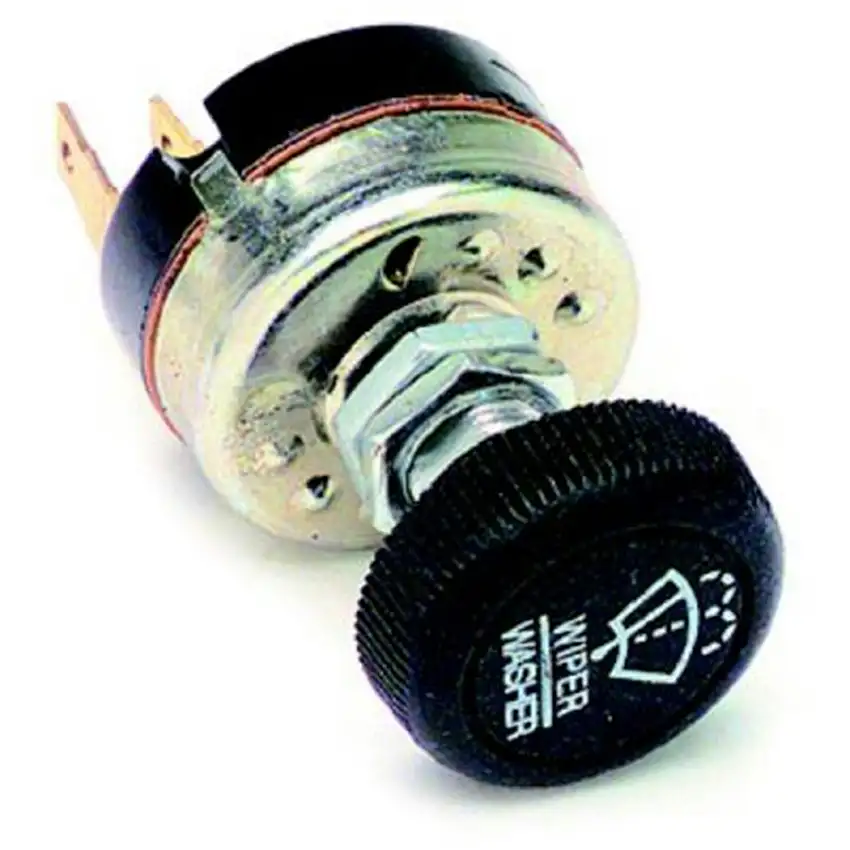 Painless 80173 Windshield Wiper Switch w/Black Knob