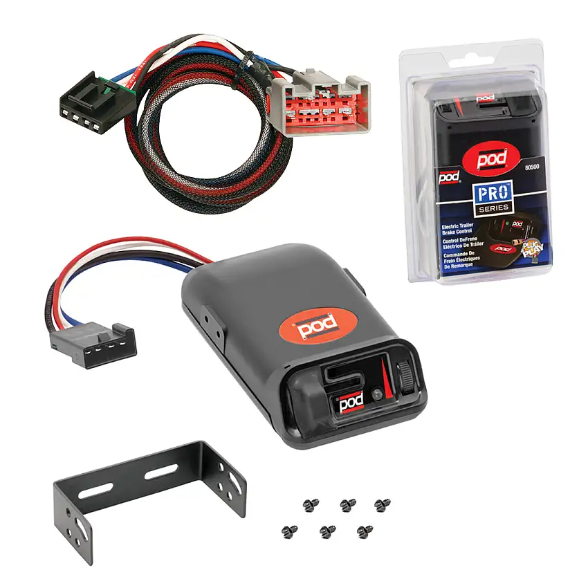 2017-2026 Ford F-350 Super Duty POD Trailer Time?Delay Brake Controller for Trailers with 1?2 Axles 80500