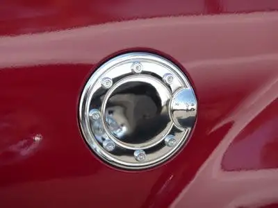 TFP 805B Fuel Door Insert With Bolts Stainless Steel Chromed Finish