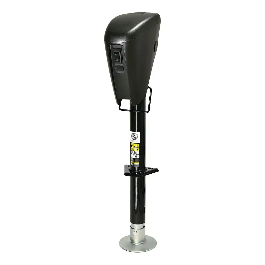 CURT 813748 Lippert Power Stance Tongue Jack, 3,500 lbs