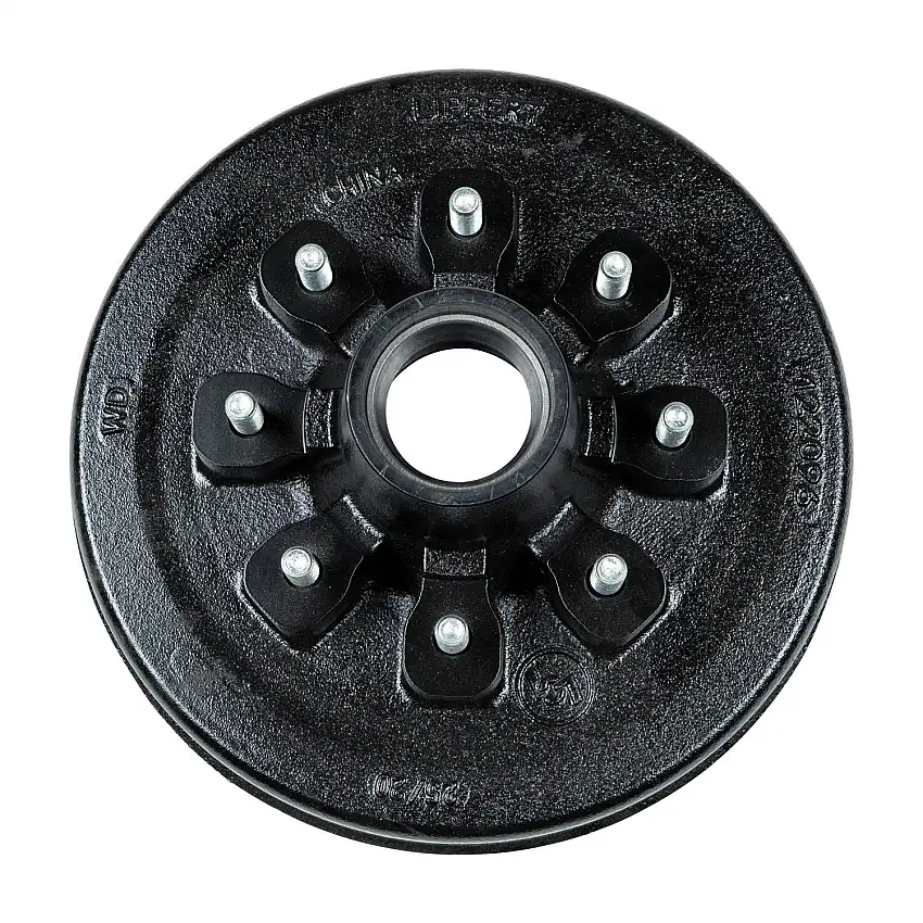 CURT 814212 12" Brake Hub with Bearing Kit, 7,000-lb. Axles, 8 on 6-1/2" Bolt Pattern