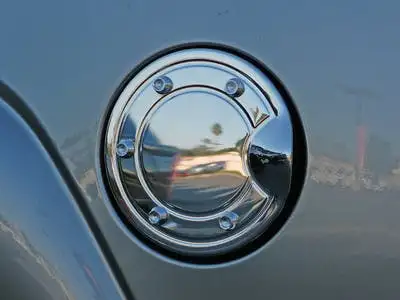 TFP 817B Fuel Door Insert With Bolts Stainless Steel Chromed Finish