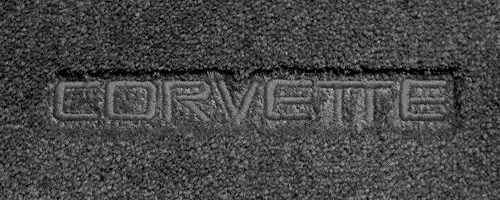 MAT SET-FLOOR-LLOYD'S VELOURTEX-WITH EMBROIDERED BLACK SCRIPT LOGO-COLORS-PAIR-96 (#E15070B)