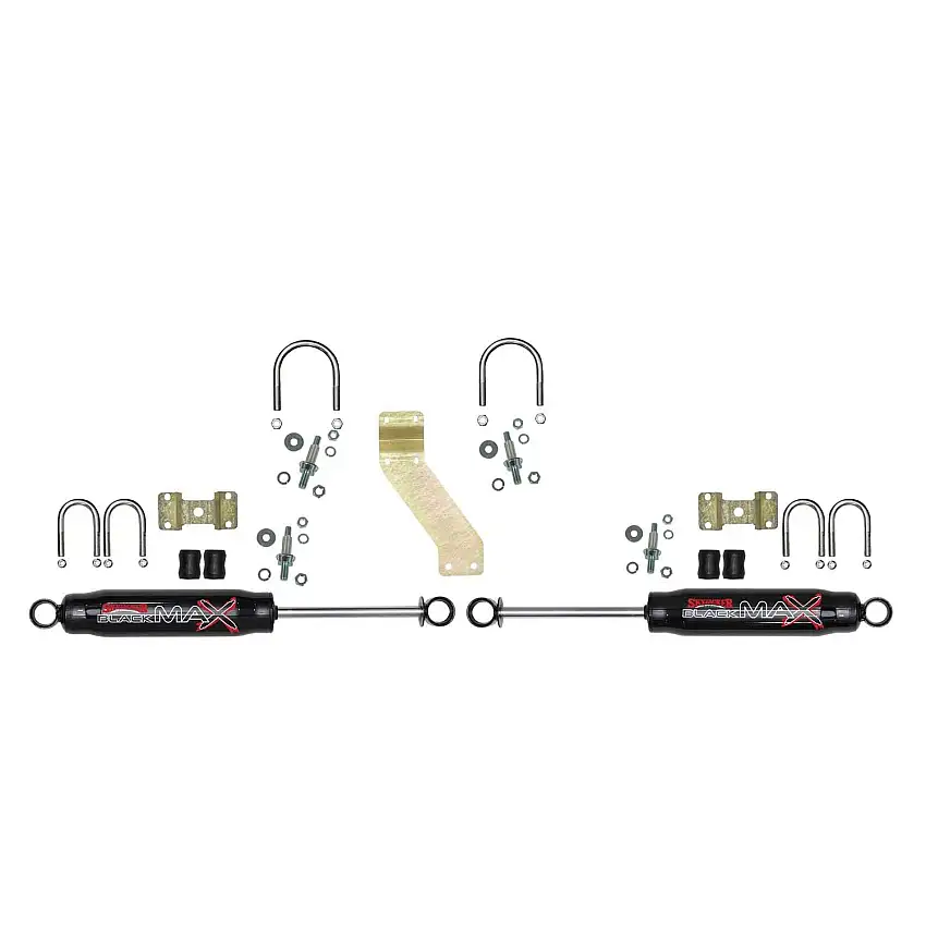 Skyjacker 8268 Black MAX Dual Stabilizer Kit With Black Cylinders.