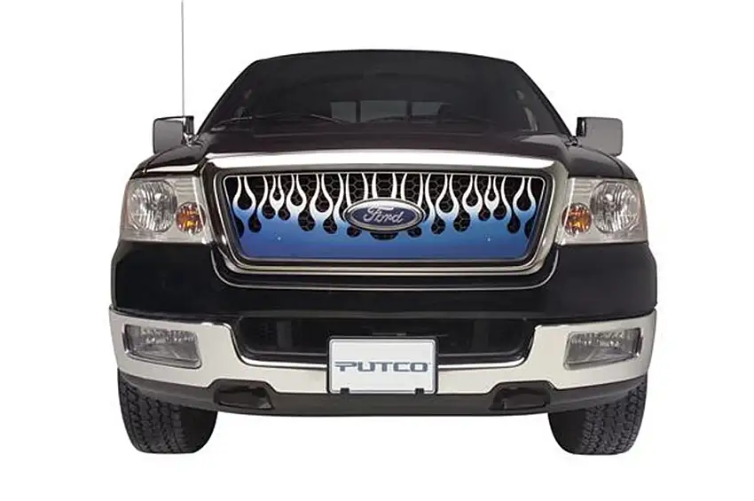 Putco 89429 Flaming Inferno Blue Flame Grille Insert