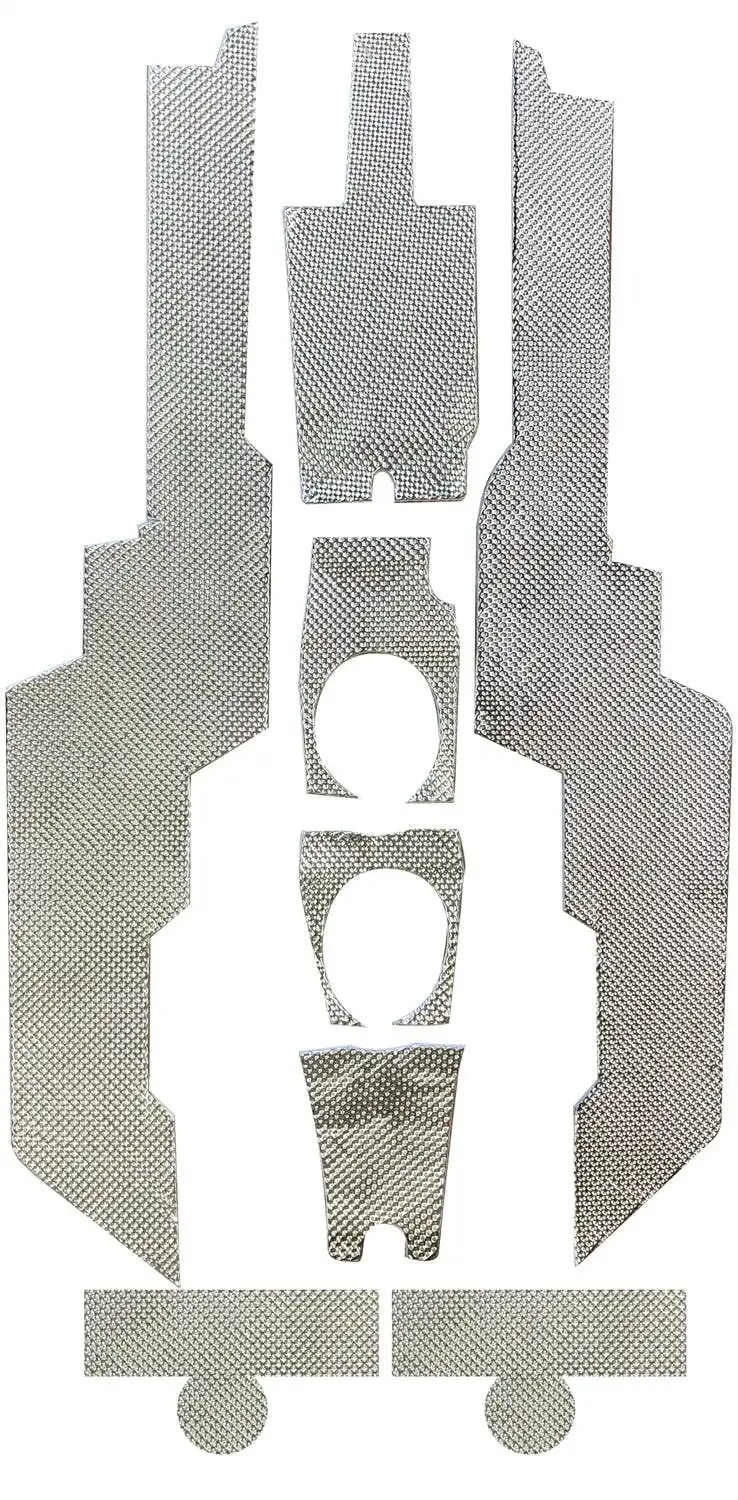 Design Engineering, Inc. 902406 Heat Shield Kit, Center Console, Polaris RZR, 2-seat