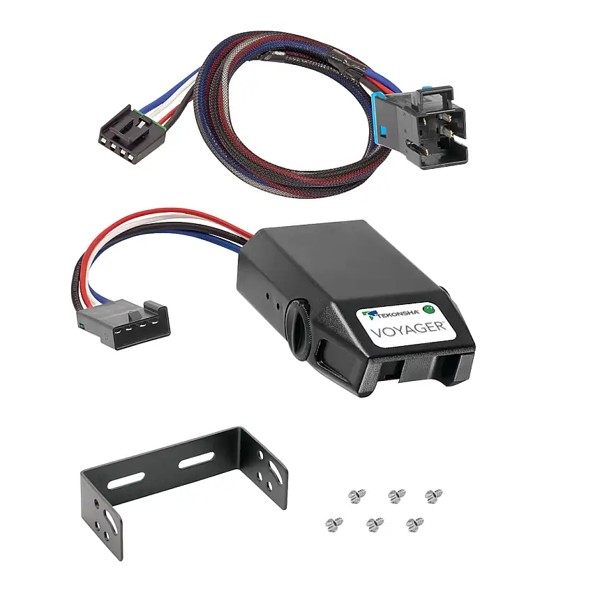 2004-2023 Freightliner XC Tekonsha Voyager Proportional Brake Controller for Trailers with 1 to 4 Axles Black 9030