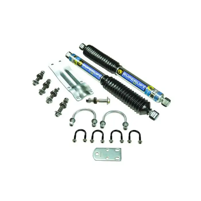 RealTruck SuperLift Dual Bilstein Steering Stabilizer Kit 69-93 Dodge W200 W250 4WD
