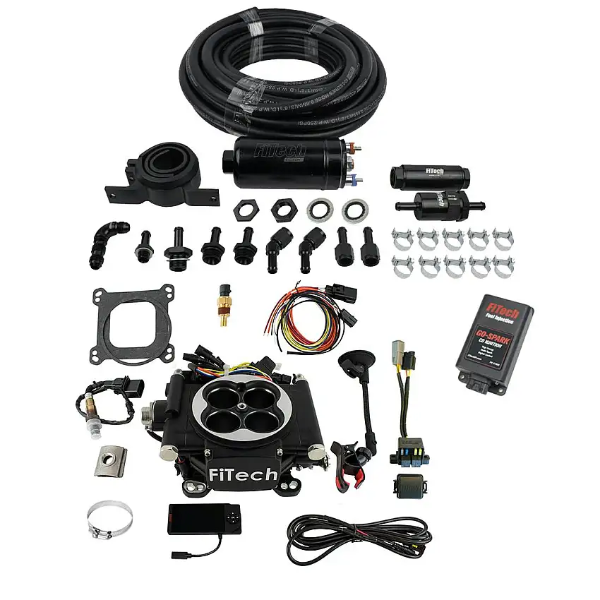 FiTech 93102 Go EFI 4 600 HP Matte Black EFI System