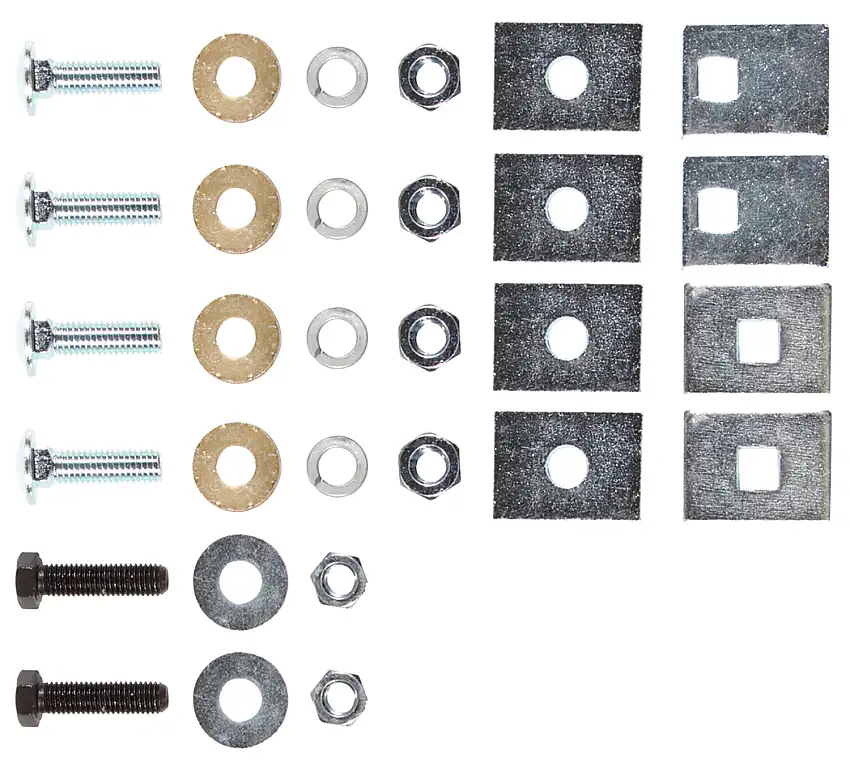 Reese Towpower Hardware Kit For Class 4 Trailer Hitch, 2 Inch 96524 For 1988-2000 Chevrolet K3500 Regular & Extended Cabs
