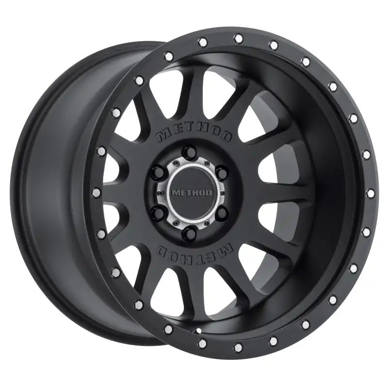 Method MR605 NV 20x10 -24mm Offset 6x135 87mm CB Matte Black Wheel