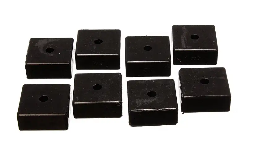 Energy Suspension 9.9535G Polyurethane Body Bushing Pad Set, Square