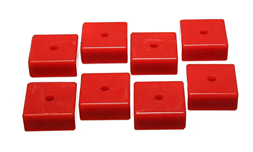 Energy Suspension 9.9535R Polyurethane Body Bushing Pad Set, Square