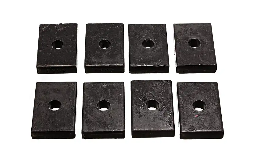 Energy Suspension 9.9536G Polyurethane Body Bushing Pad Set, Rectangle