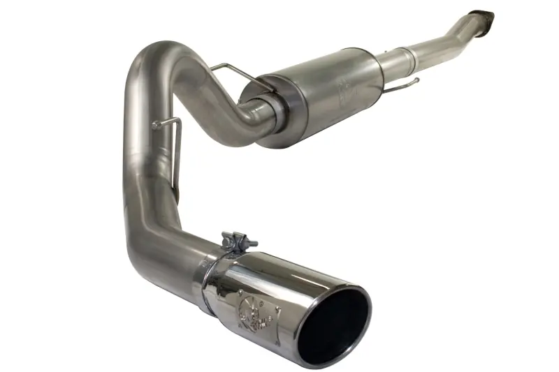 2011-2014 Ford F150 EcoBoost 3.5L aFe Mach Force XP 4 Inch Cat Back Exhaust System Stainless Steel | 49-43041-P