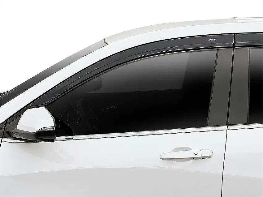 AVS 894115 Ventvisor Deflector; Smoke; Low Profile; Outside Mount; 4 pc.