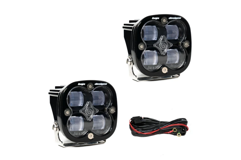 Baja Designs Universal Squadron SAE LED Auxiliary Light Pod Kit (Clear) | 257801