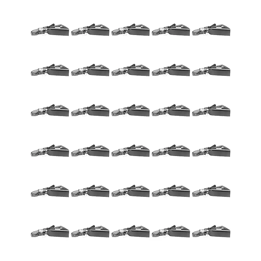 BULLDOG (30-Pack) Collar-Lok A-Frame Coupler, 2 Inch Diameter, Low-Profile Latch, 7,000 lbs. Capacity, Black