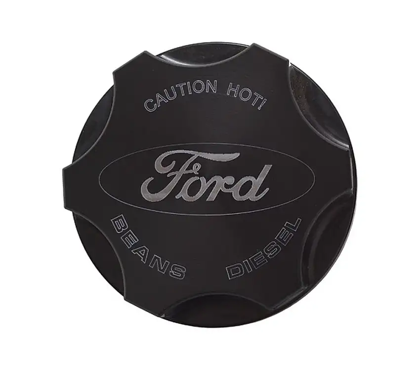 Beans Diesel Anodized Push On Radiator Cap Cover 94-22 Ford Powerstroke