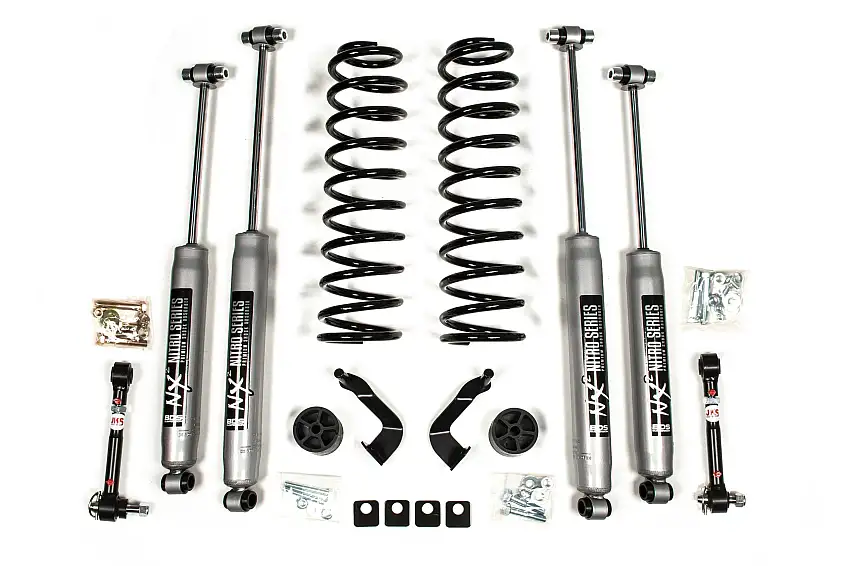 BDS Suspension BDS1436H 2020-2025 Jeep Gladiator (JT) 2" Leveling Springs w/ NX2 Shocks