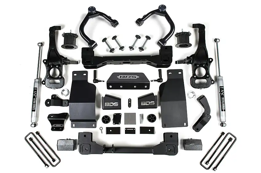 BDS Suspension BDS1802H 2019-2024 Chevy/GMC 1500 4wd 4" Suspension System - Diesel - NX2