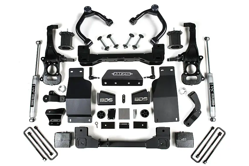 BDS Suspension BDS1803H 2019-2026 Chevy/GMC 1500 Diesel/2.7T 4wd 6" Suspension System, 5" Rear, Block -