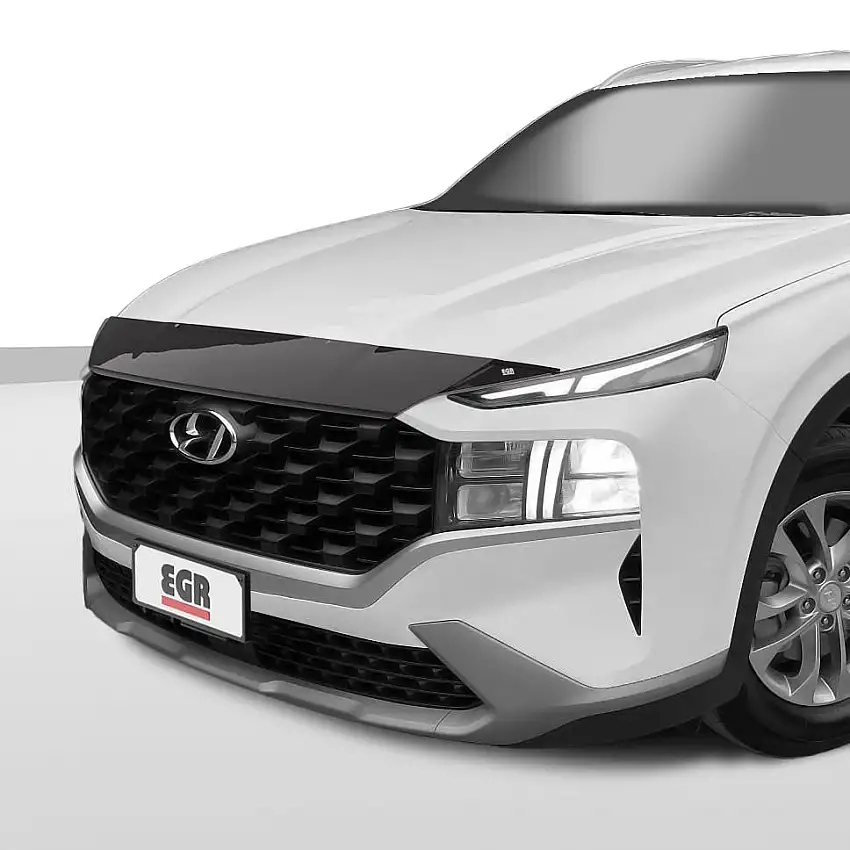 EGR 308301 EGR 308301- Smoke Finish Superguard Hood Guard for 19-23 Hyundai Santa Fe