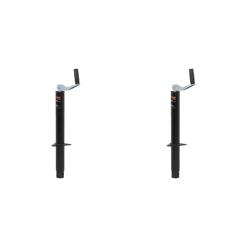 CURT (2-Pack) A-Frame Jack with Top Handle (2,000 lbs, 15" Travel)