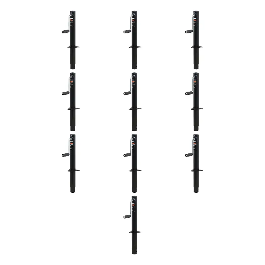 CURT (10-Pack) A-Frame Jack with Side Handle (2,000 lbs, 14-1/2" Travel)