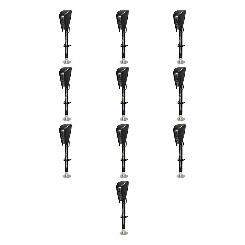 CURT (10-Pack) Lippert Power Stance Tongue Jack, 3,500 lbs