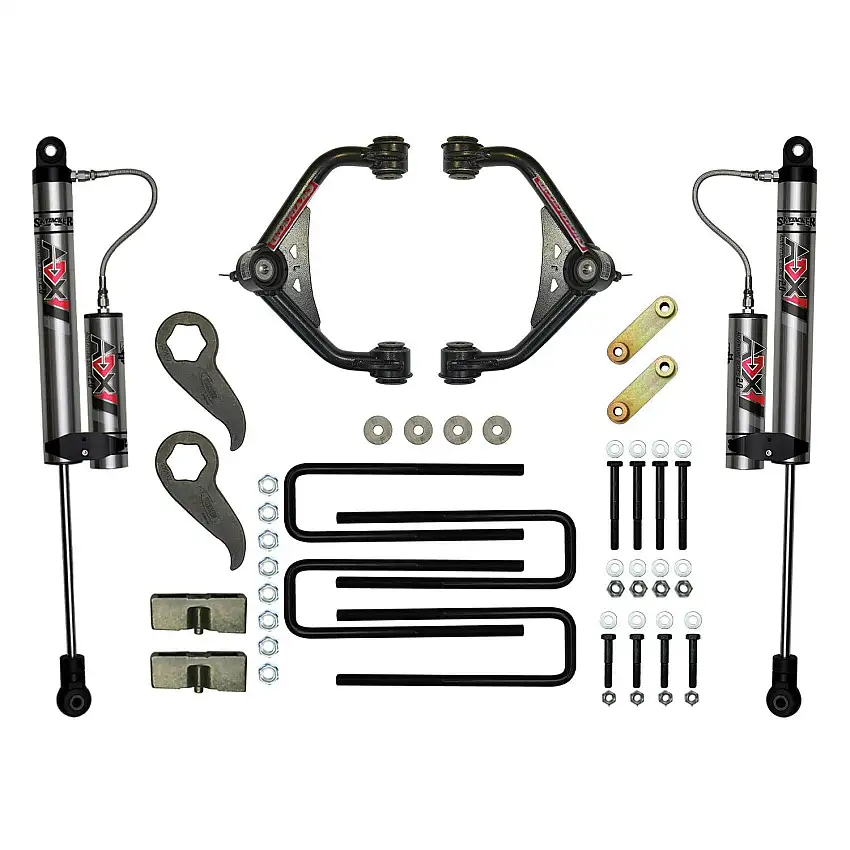 Skyjacker C11350KX 3-3.5 in. Suspension Lift Kit With ADX 2.0 Remote Reservoir Shocks.