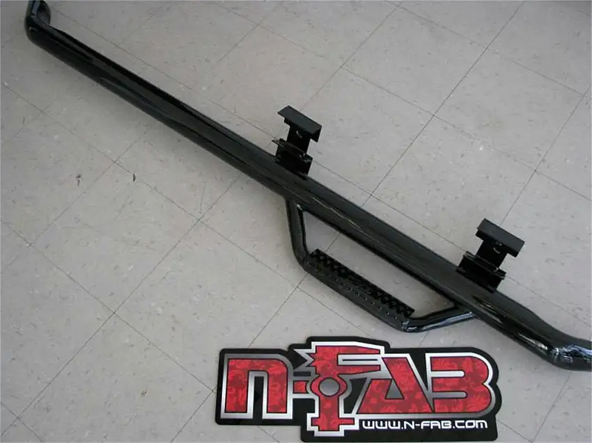 N-FAB C1153RC-TX Nerf Step - Cab Len (1 Stp) - 11-14 Silv/Sierra HD Regular - TX Blk
