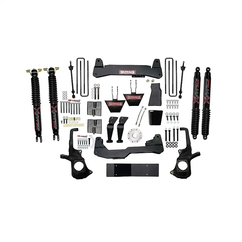Skyjacker C1168K-B 6 in. Suspension Lift Kit With Torsion Bar Drop Brackets And Black MAX Shocks.