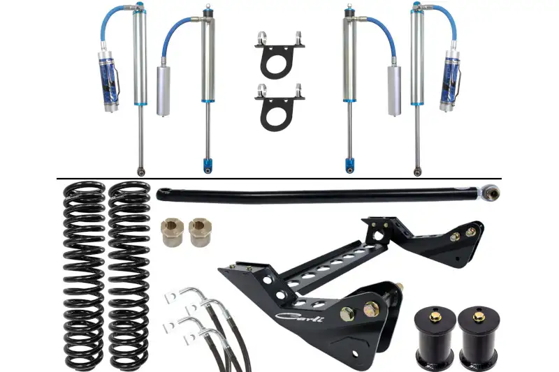 2005-2007 Ford F250 & F350 4x4 Diesel Carli 4.5 inch Pintop Lift System | CS-F45-PT25-05