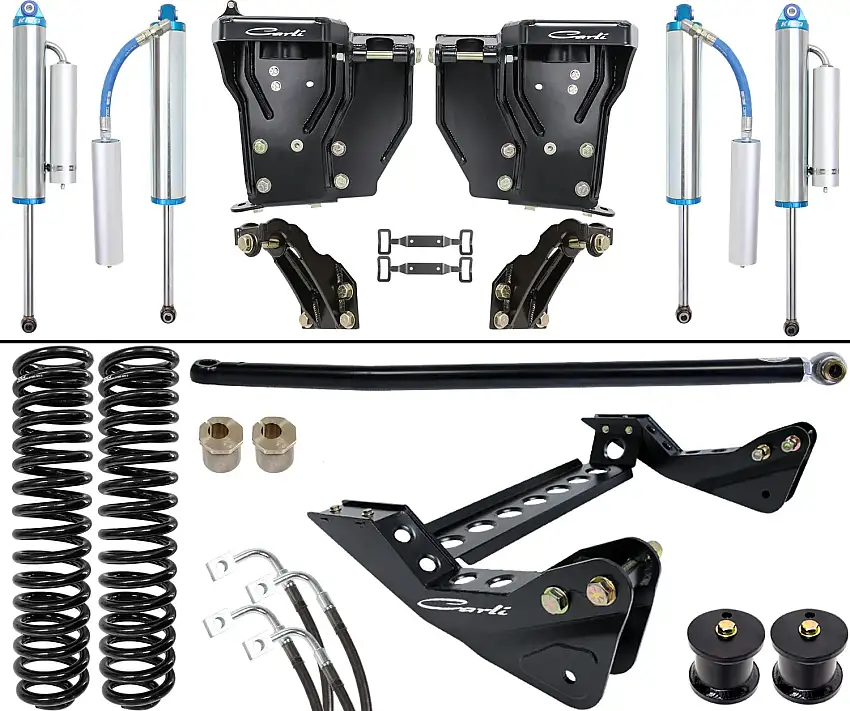 Carli 05-07 Ford F250/350 4x4 Diesel 4.5" Lift Dominator System