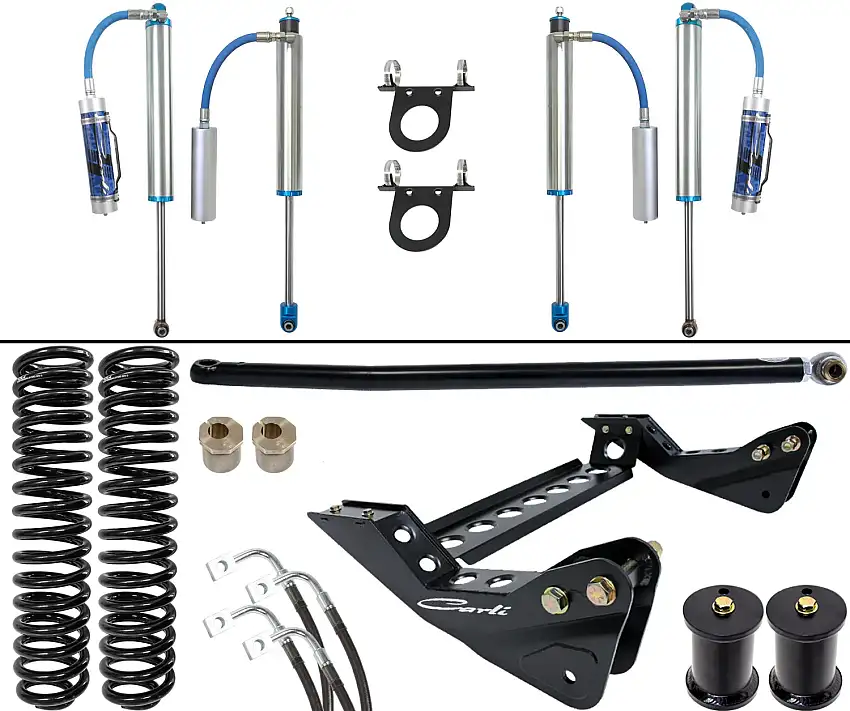 Carli 05-07 Ford F250/350 4x4 Diesel 4.5" Lift Pintop System