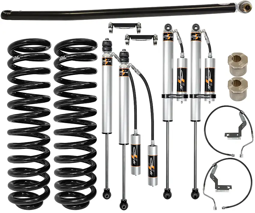 Carli 08-10 Ford F250/350 4x4 Diesel 2.5" Lift Backcountry System