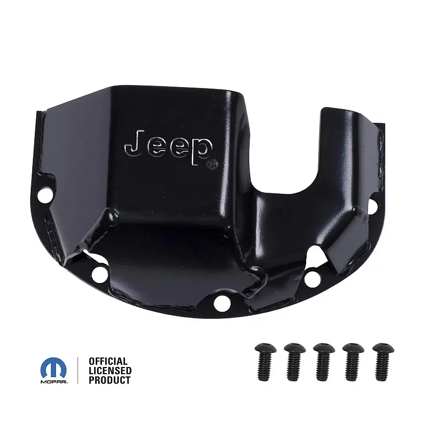 Rugged Ridge DMC-16597.30 Differential Skid Plate, Jeep logo