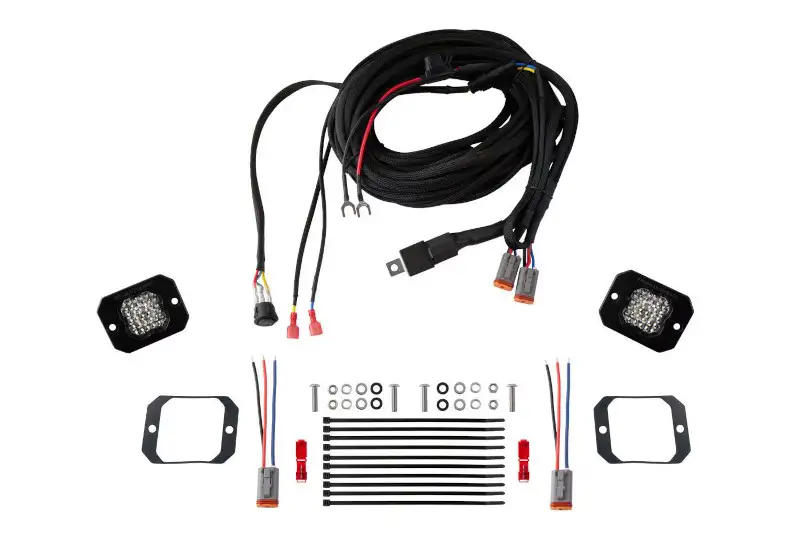 Diode Dynamics Stage Series Flush Mount Reverse Light Kit with C1 Pro LED Pods | DD7147